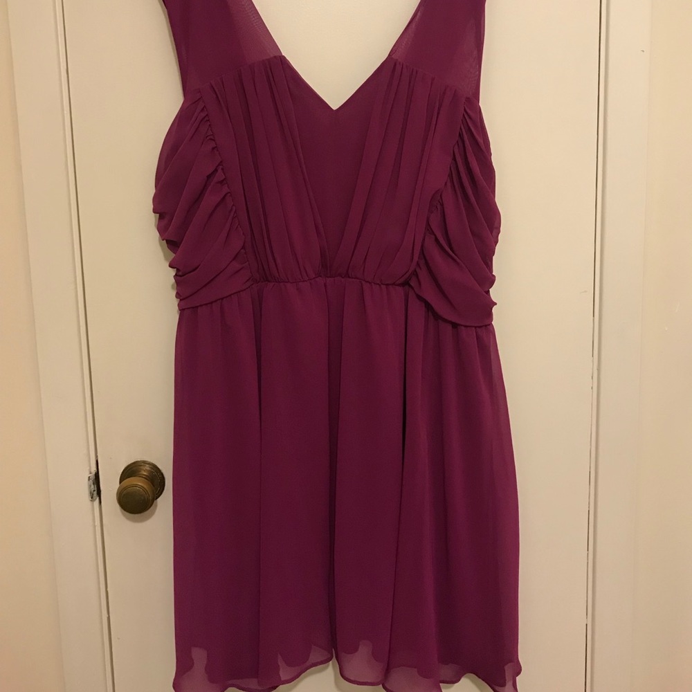 ASOS Curve Magenta dress